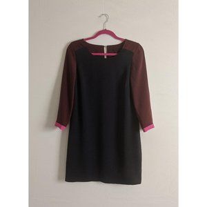 J. Crew Collection Crepe Colorblock Shift Dress 2